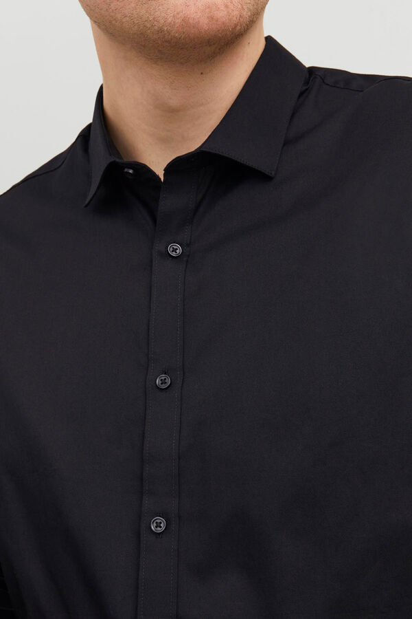 Jack & Jones PLUS classic slim fit shirt black