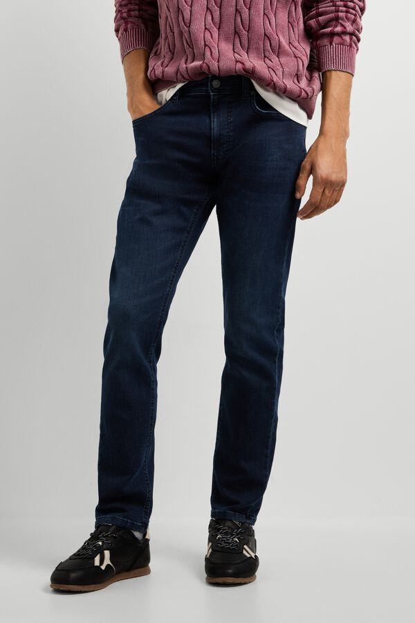 Pepe Jeans Jeans slim de malha azul