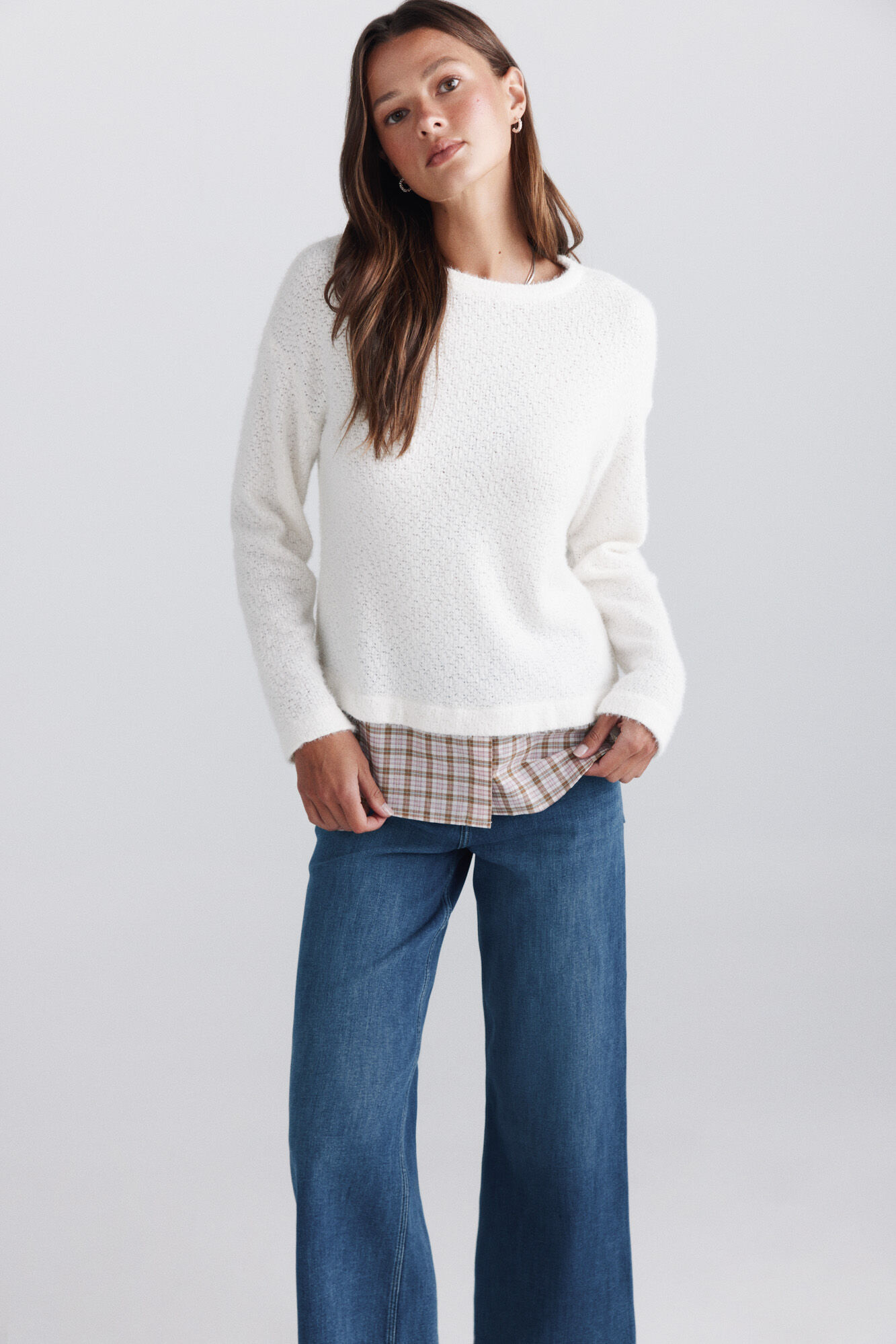Springfield Fine two-material jumper