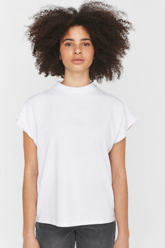 Springfield Essential t-shirt with cutaway sleeves white