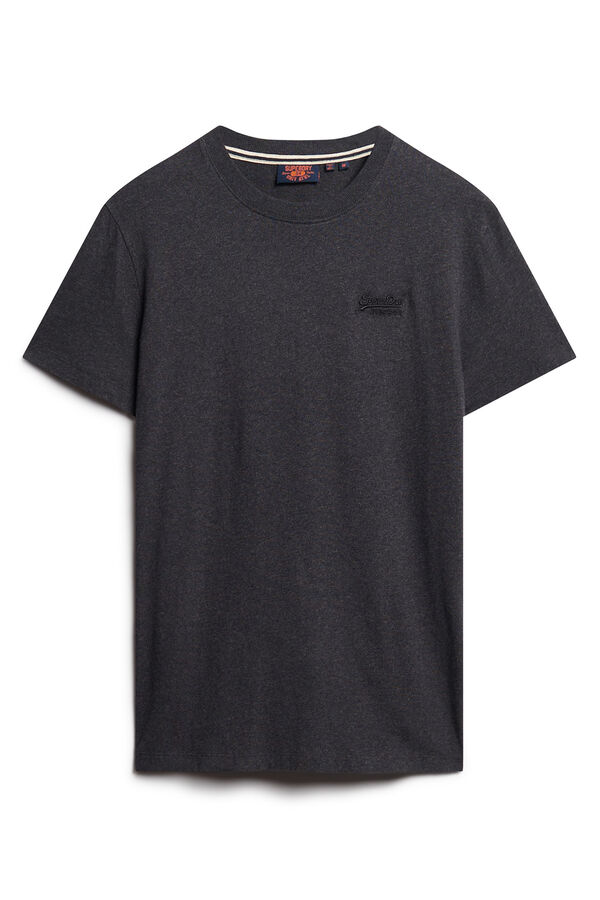 Springfield T-shirt de algodão orgânico com logótipo Essential cinza