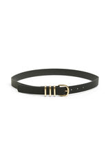 Springfield Leather-effect belt crna