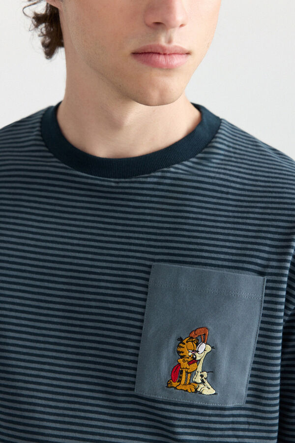 Springfield Striped long pyjamas Garfield & Edi blue