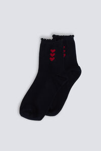 Springfield Meias compridas de cora&ccedil;&otilde;es