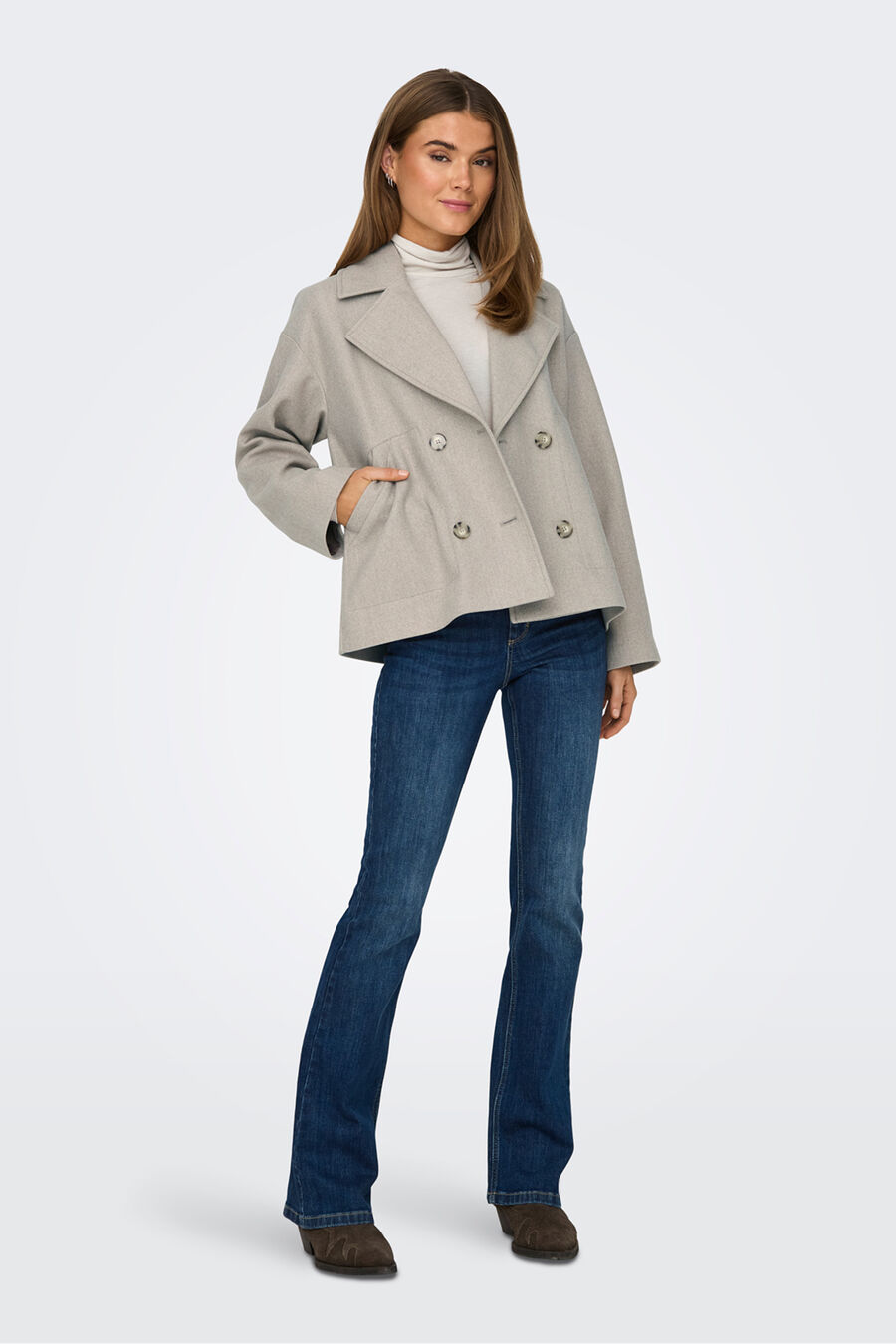 Chaqueta estilo paño