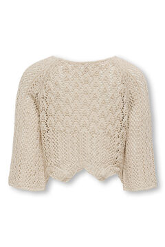 Only Girls Jersey de punto ligero cropped