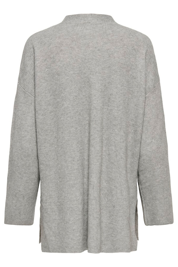 Only Midi cardigan with pockets grey