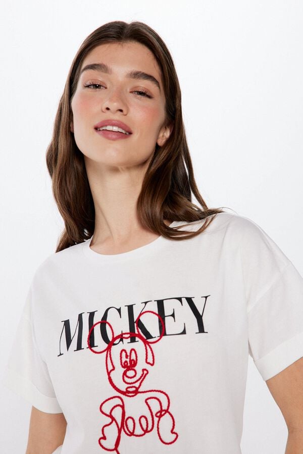 Springfield "Mickey Mouse" T-shirt brown