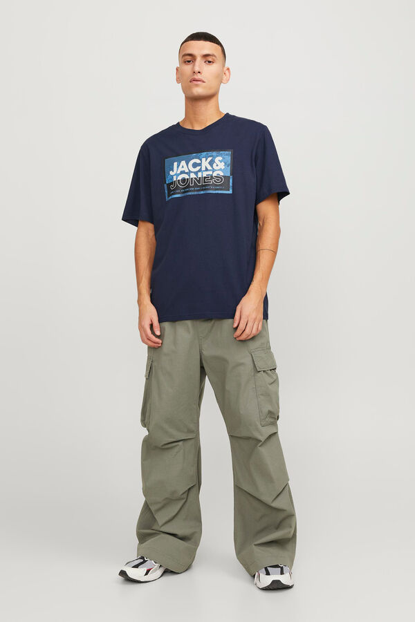 Springfield T-Shirt Standard Fit Dunkelblau