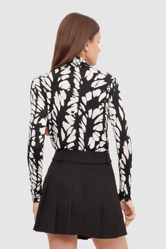 Inside T-shirt manga longa estampada