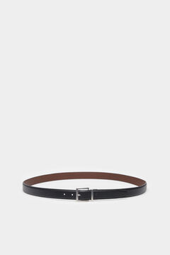 Springfield Smart reversible faux leather belt black