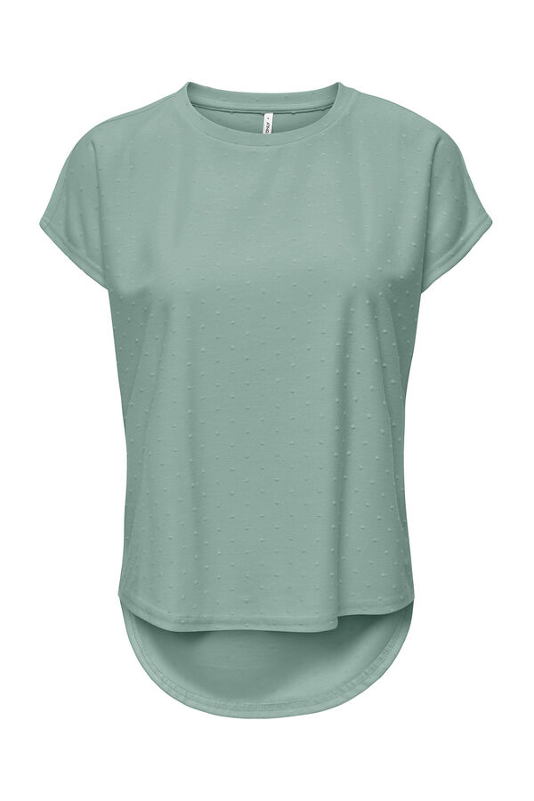 Only Plumetis T-shirt beige