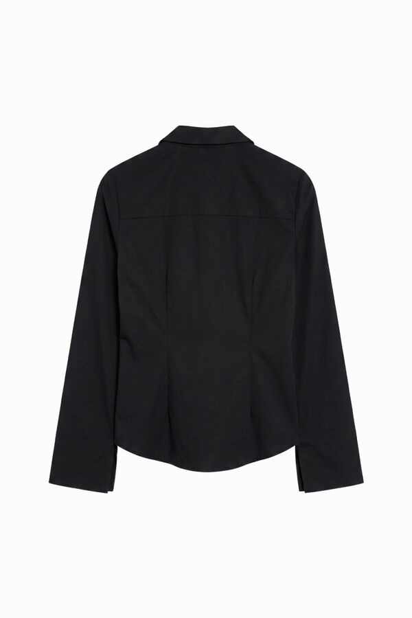 Balmohk Camisa b&aacute;sica entallada negro