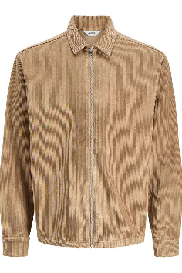 JJ REBEL Sobrecamisa regular fit corderoy tostado