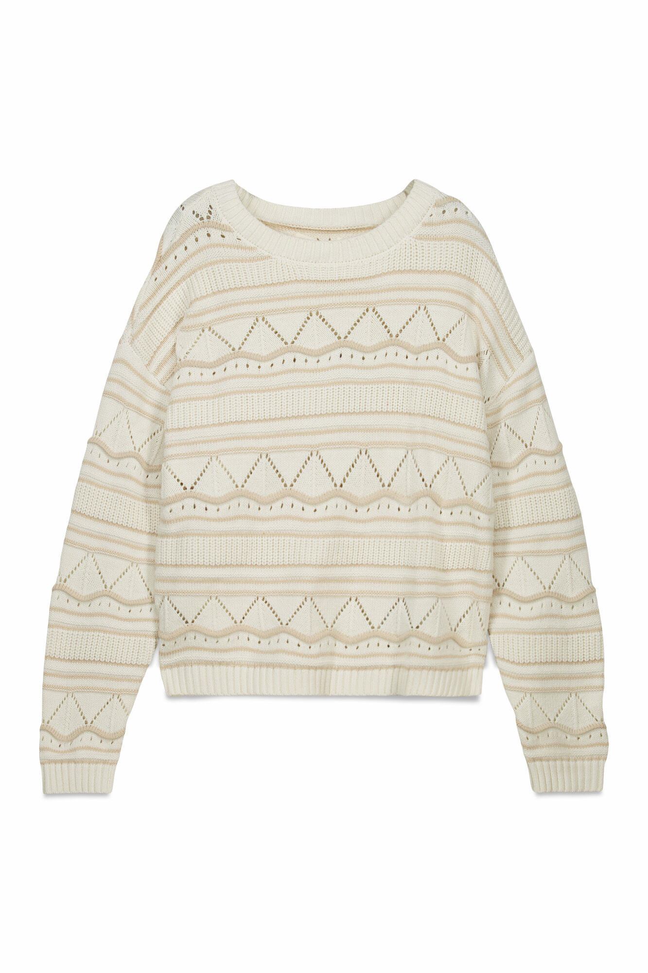 Springfield Pointelle jersey-knit jumper
