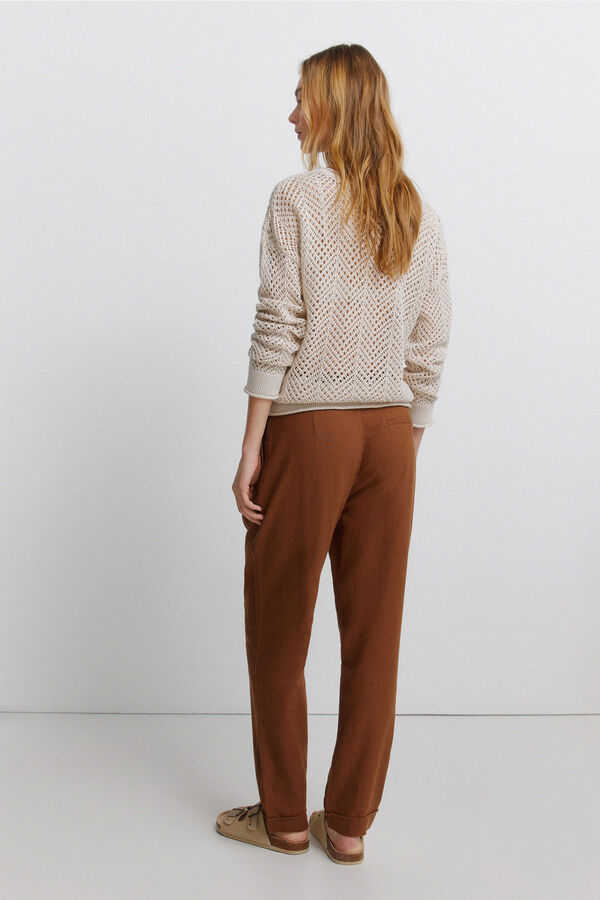 Springfield Lanene pantalone Braon