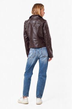 Noisy May Chaqueta biker efecto piel