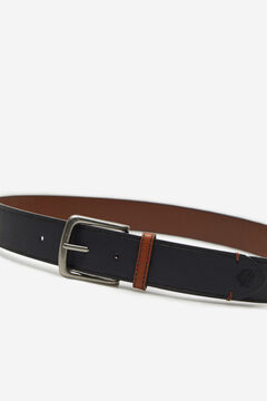 Springfield Essential faux leather belt blue