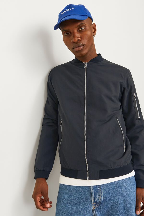 Jack & Jones Recycled bomber jacket black