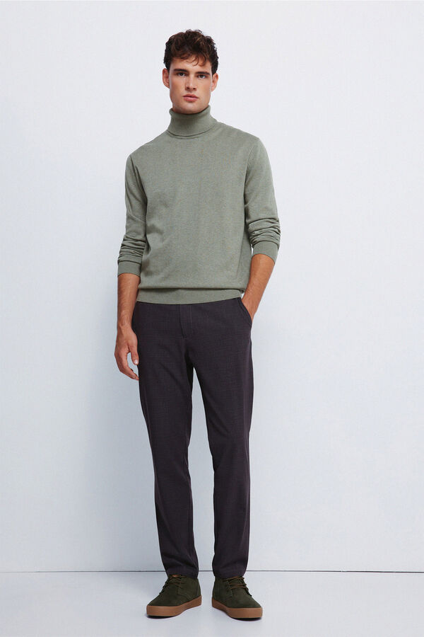 Springfield Basic high neck jumper beige