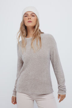 Springfield Chenille jumper with topstitching