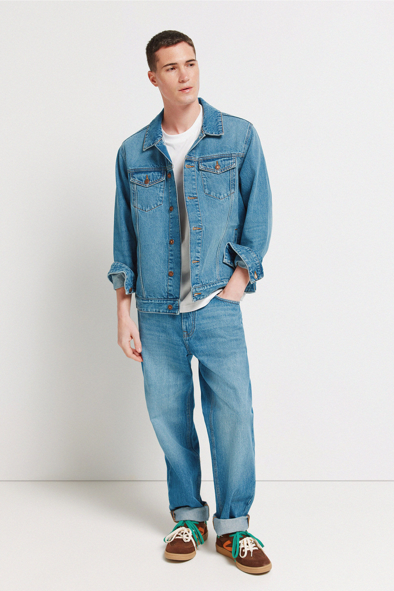 Springfield Medium dark wash denim jacket