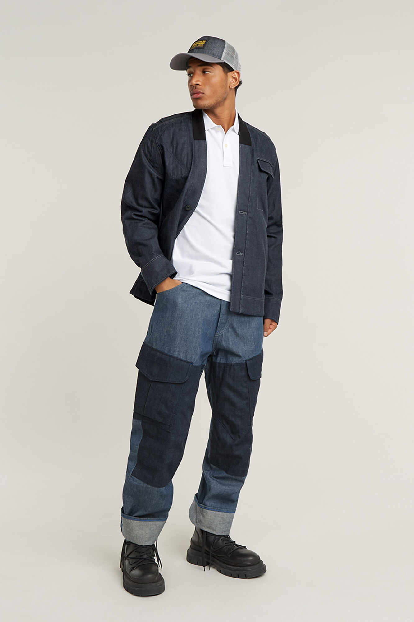 G-STAR Polo Dunda manga corta y corte ajustado