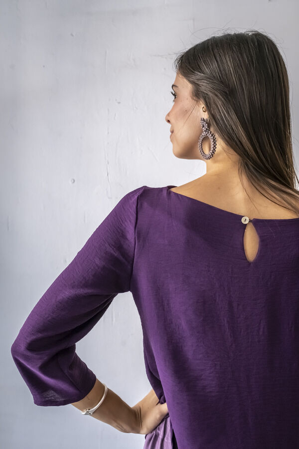 Cul Sac Long asymmetrical jacket pink