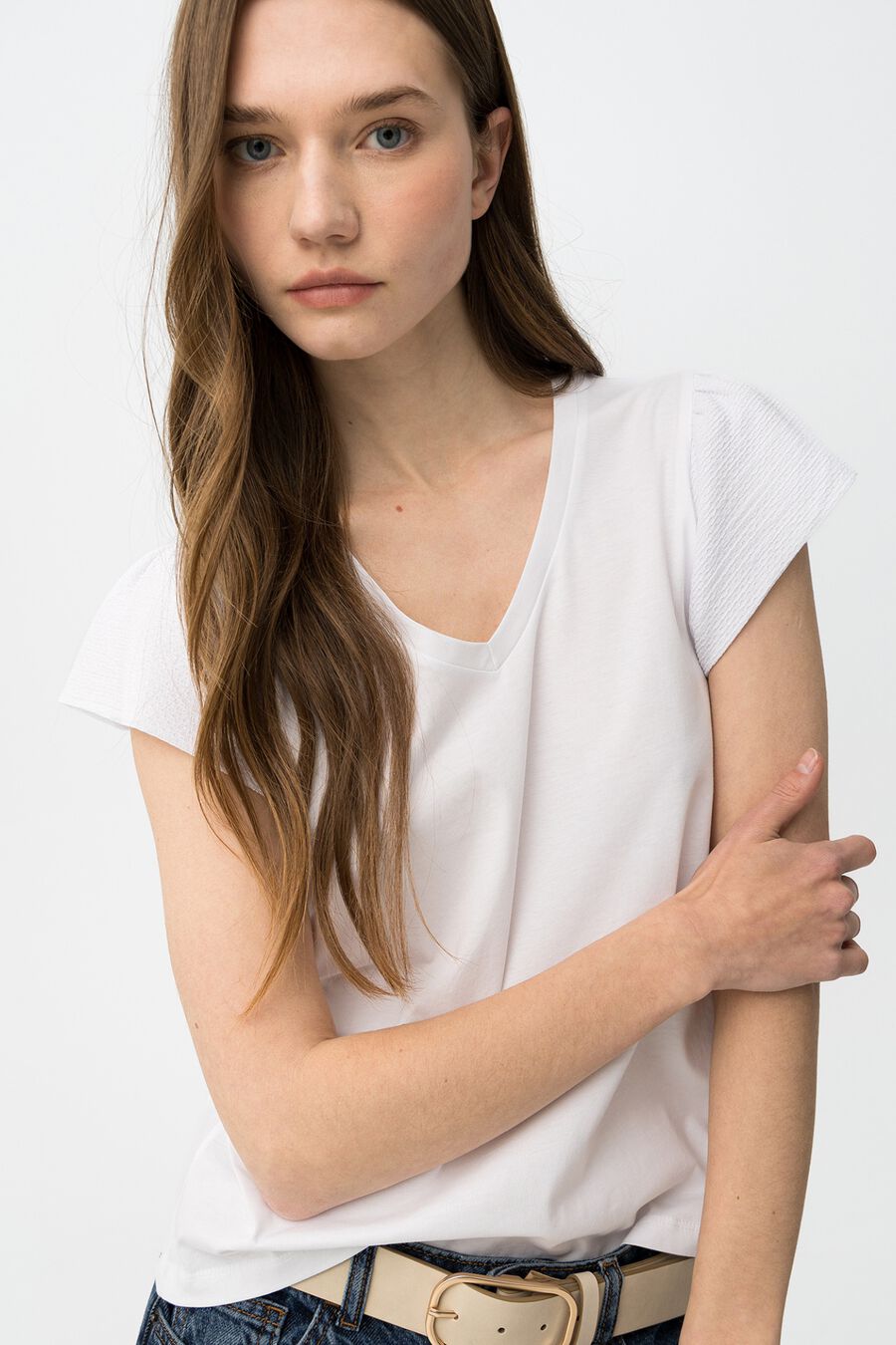 Camiseta casual manga corta