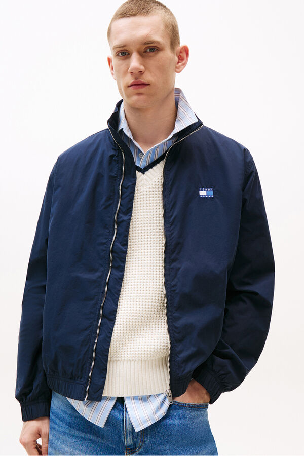 Tommy Jeans Harrinton-style men's jacket blue