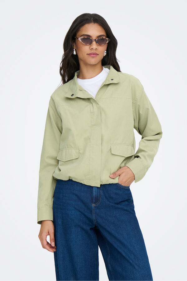 JDY Lightweight short jacket beige