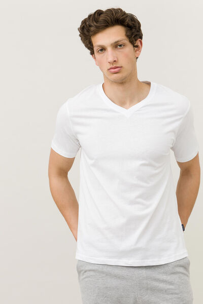Springfield Basic-T-Shirt Weiß
