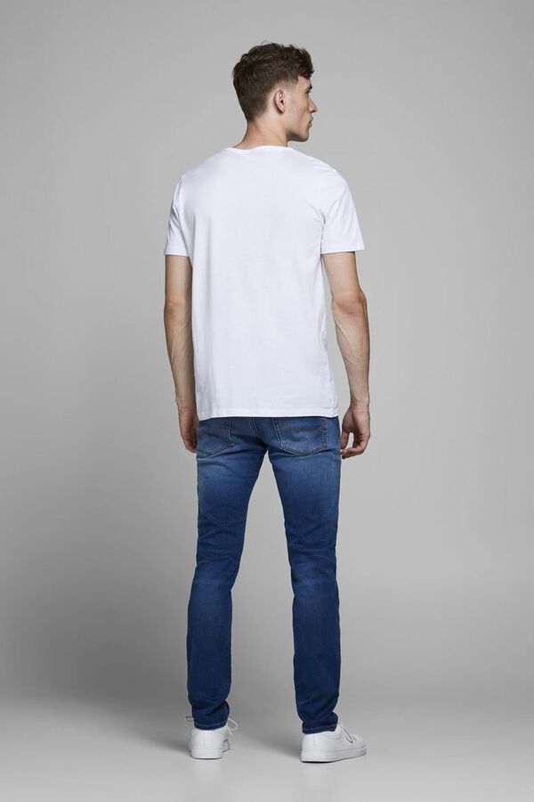 Jack & Jones Tapered-Jeans Slim Fit Blau