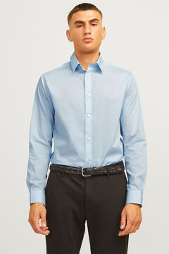 JJ REBEL Camisa formal slim fit sarga