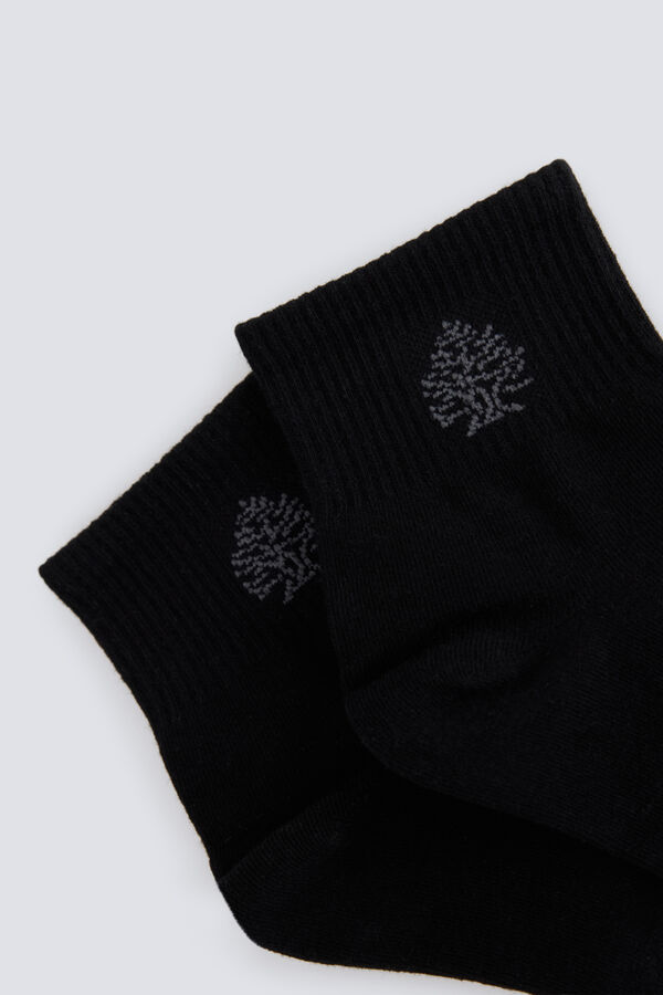 Springfield Ribbed ankle sport sock black