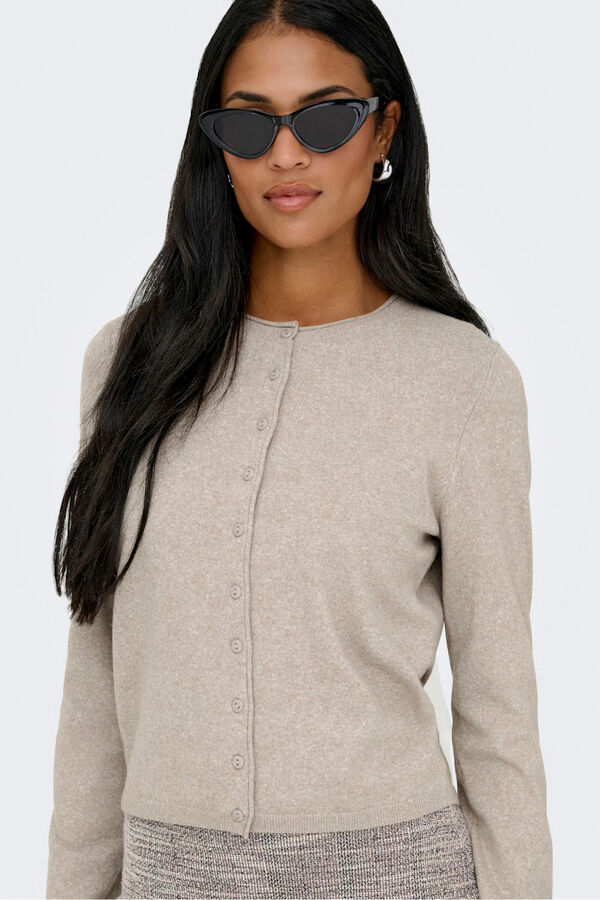 Only Cardigan with buttons brown