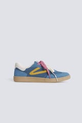 Springfield Leather retro sneaker blue