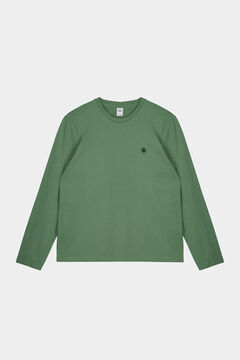 Springfield Essential peachskin T-shirt green