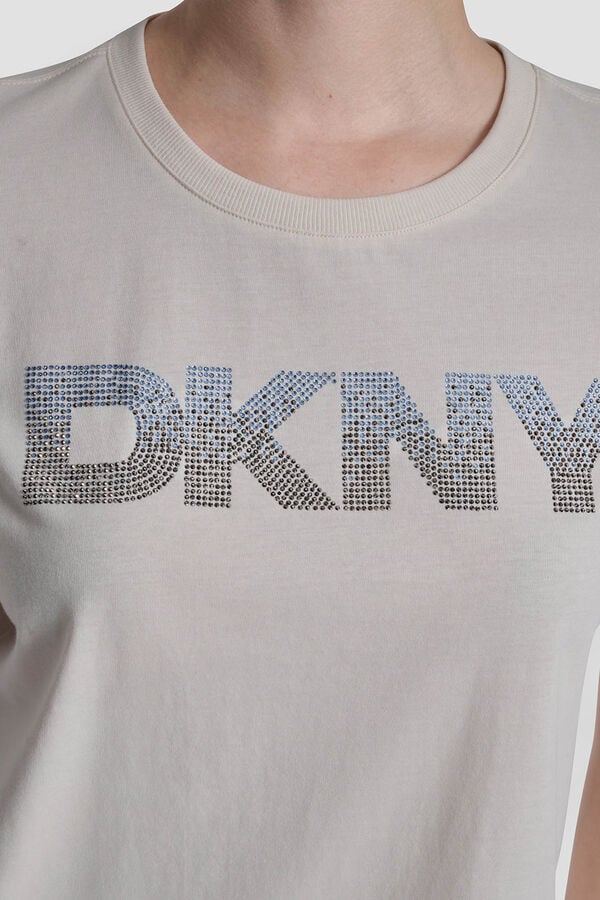DKNY Logo T-shirt beige