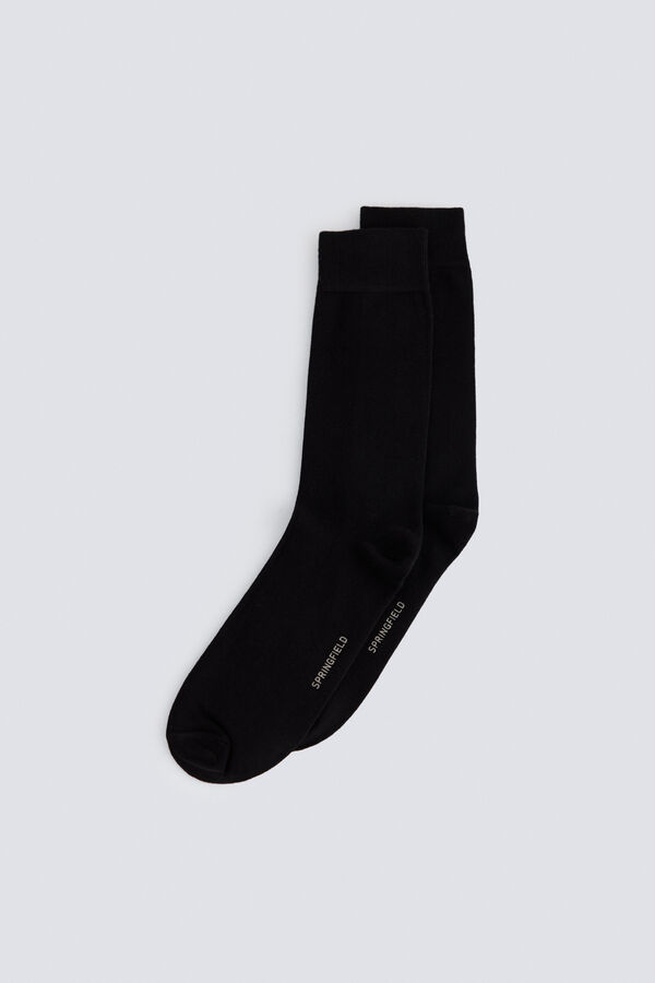 Springfield Plain long sock black