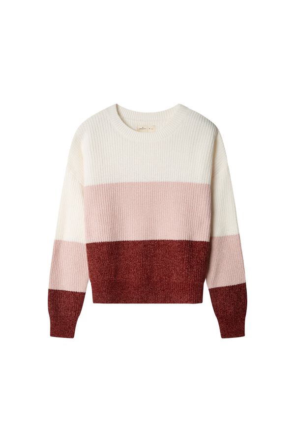 Springfield Pull chenille color block rose