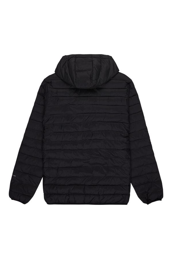 Quiksilver Hooded puffer jacket black