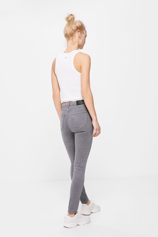 Springfield Jeans Jegging Lavado Sostenible gris oscuro