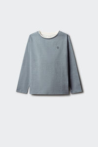 Springfield Kids Camiseta manga larga b&aacute;sica ni&ntilde;o