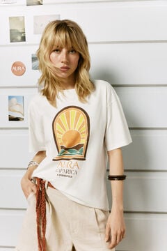 Springfield T-shirt de manga curta chiringuito "Aura"