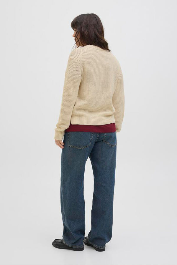 Jack & Jones Jersey b&aacute;sico de punto plano gris