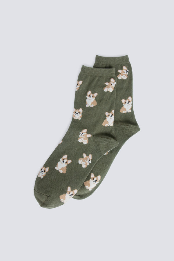 Springfield Long hare sock beige