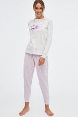 Springfield Zweiteiliger Damen-Pyjama Grau
