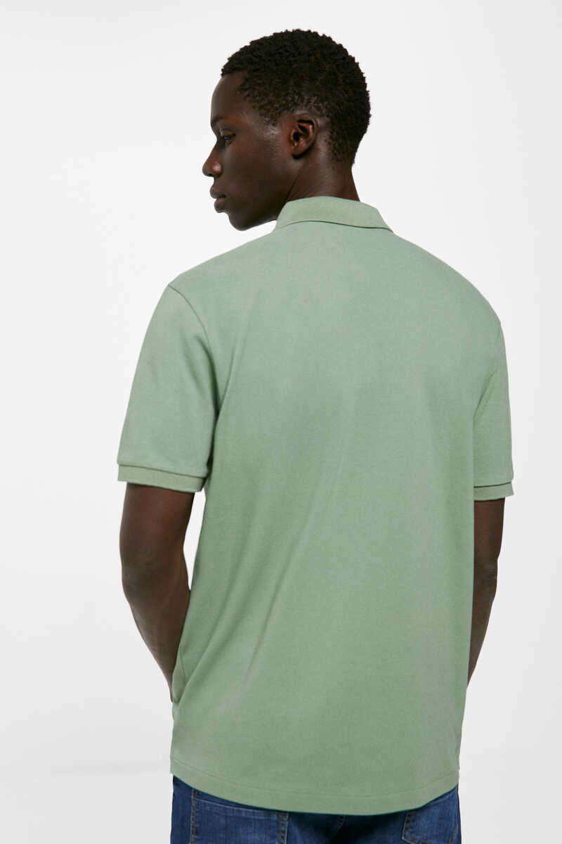 Springfield Essential piqué polo shirt green