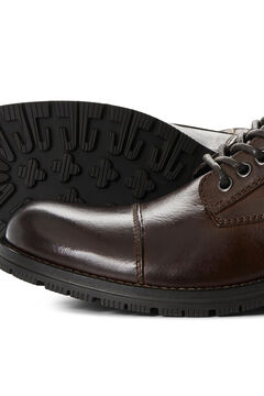 Springfield Leather track sole boot brown